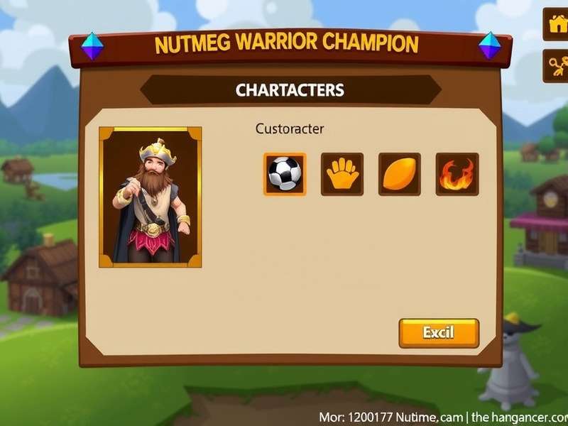 Nutmeg Warrior Champion Character Customization